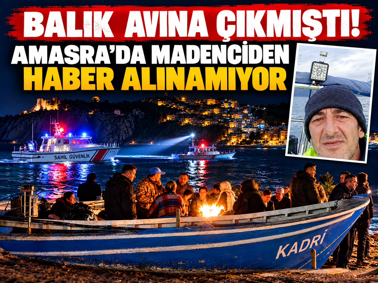 Balık avına çıkmıştı. Amasra’da madenciden haber alınamıyor