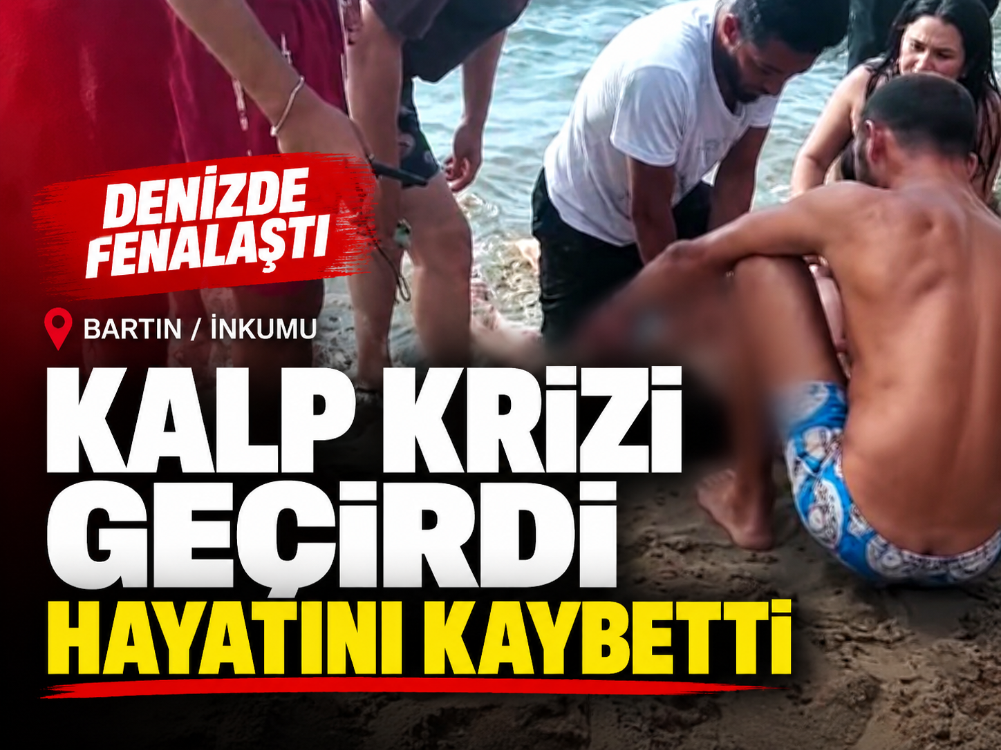 İnkumu’ndan acı haber: denizde kalp krizi geçiren kadın yaşamını yitirdi