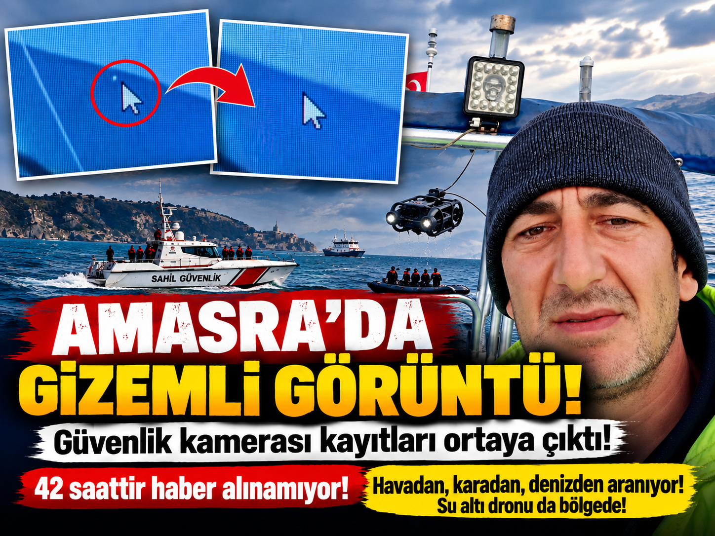 Amasra’da gizemli görüntü