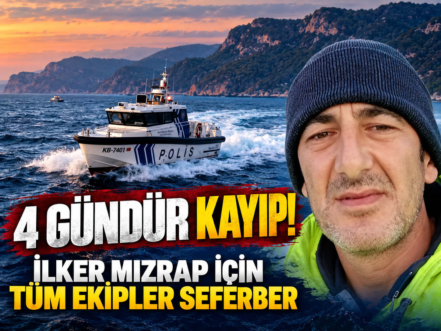 4 gündür kayıp. i̇lker mızrap i̇çin tüm ekipler seferber