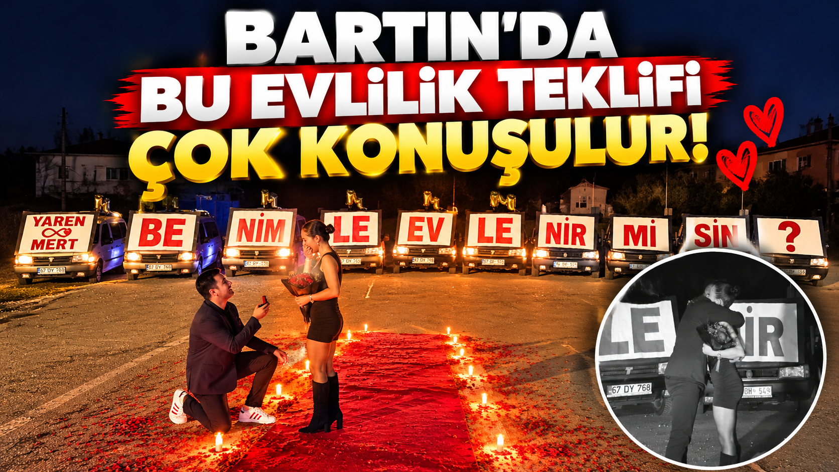 Bartın’da bu evlilik teklifi çok konuşulur