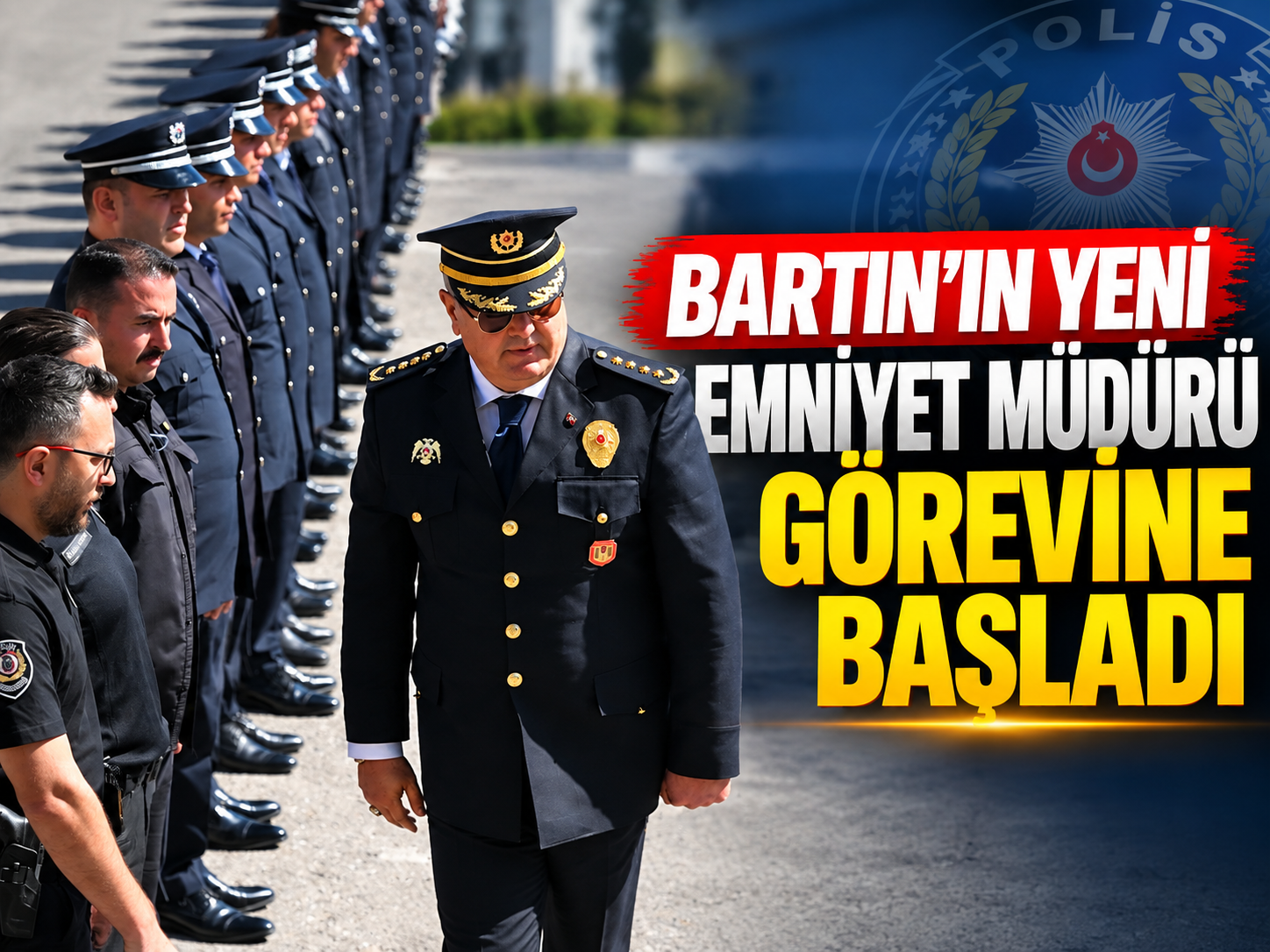 Bartın’ın yeni emniyet müdürü bülent gürcan görevine başladı