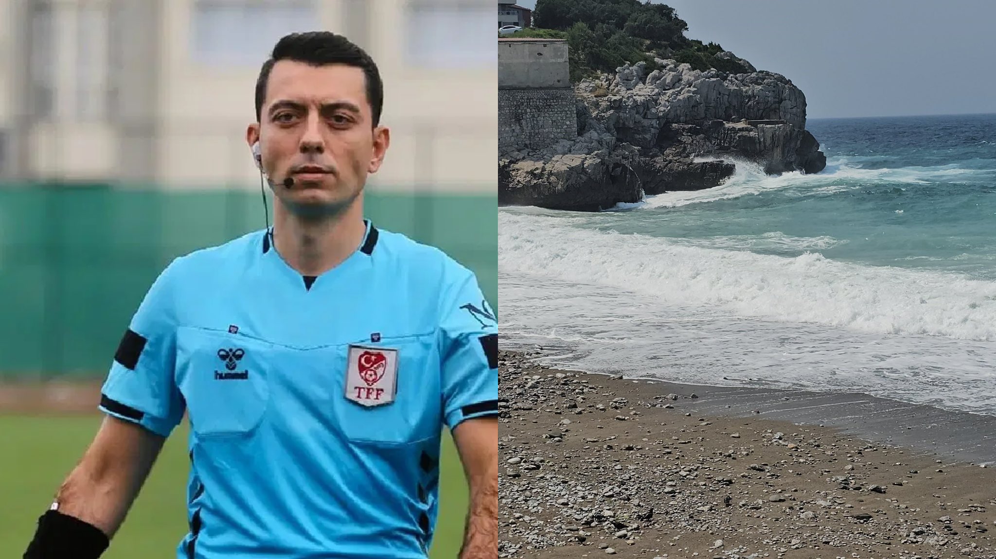 Zonguldak'ta yasağa rağmen denize giren hakem Hakan Ergin, boğularak hayatını kaybetti