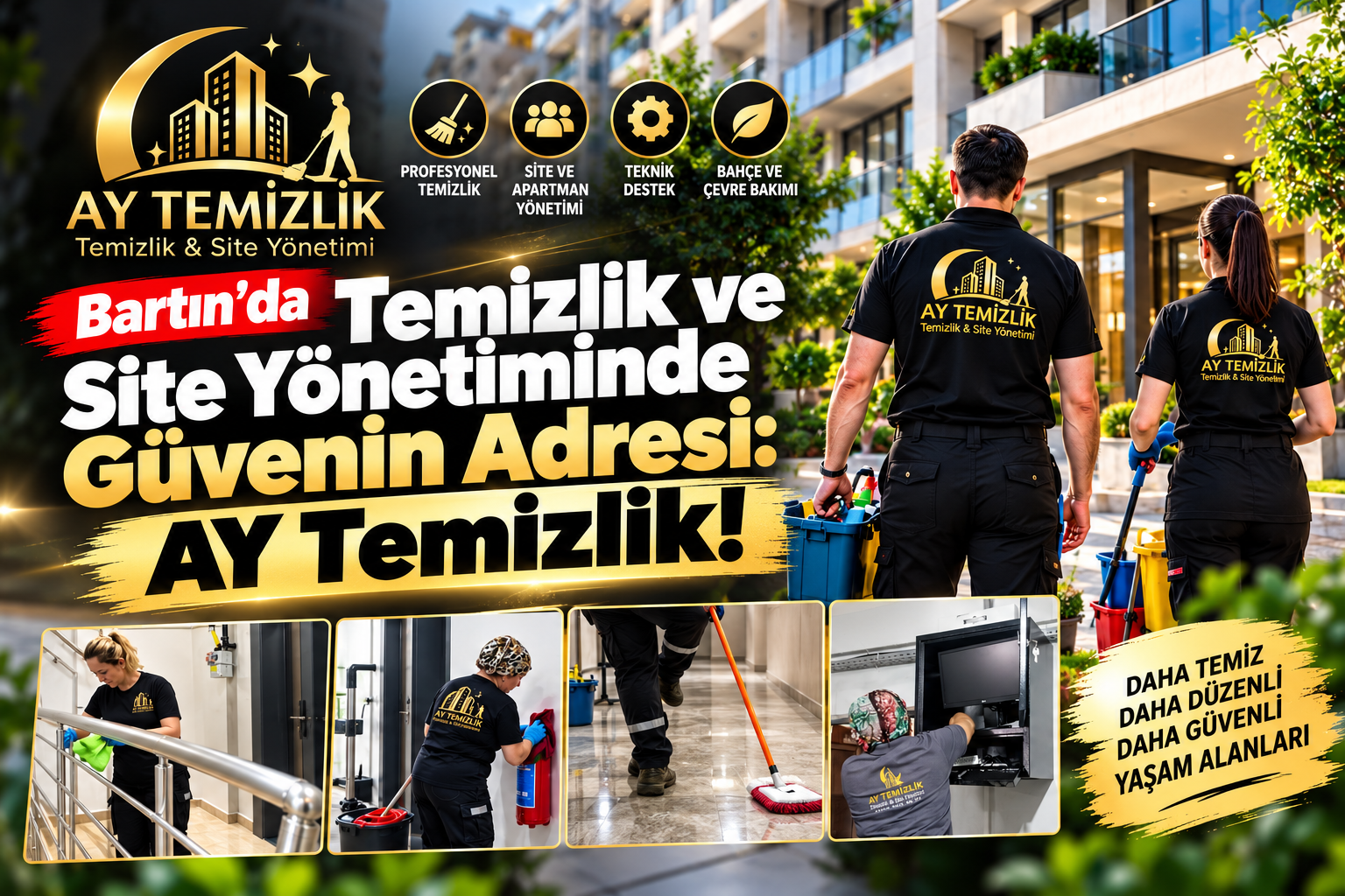 Bartın’da bina temizliği ve site yönetimi tek çatı altında