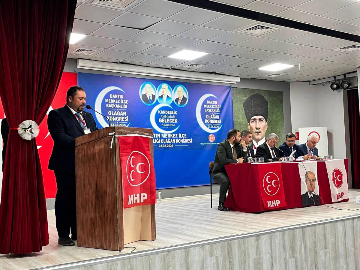 Mhp Bartın’da bayrak değişimi, yeni başkan belli oldu