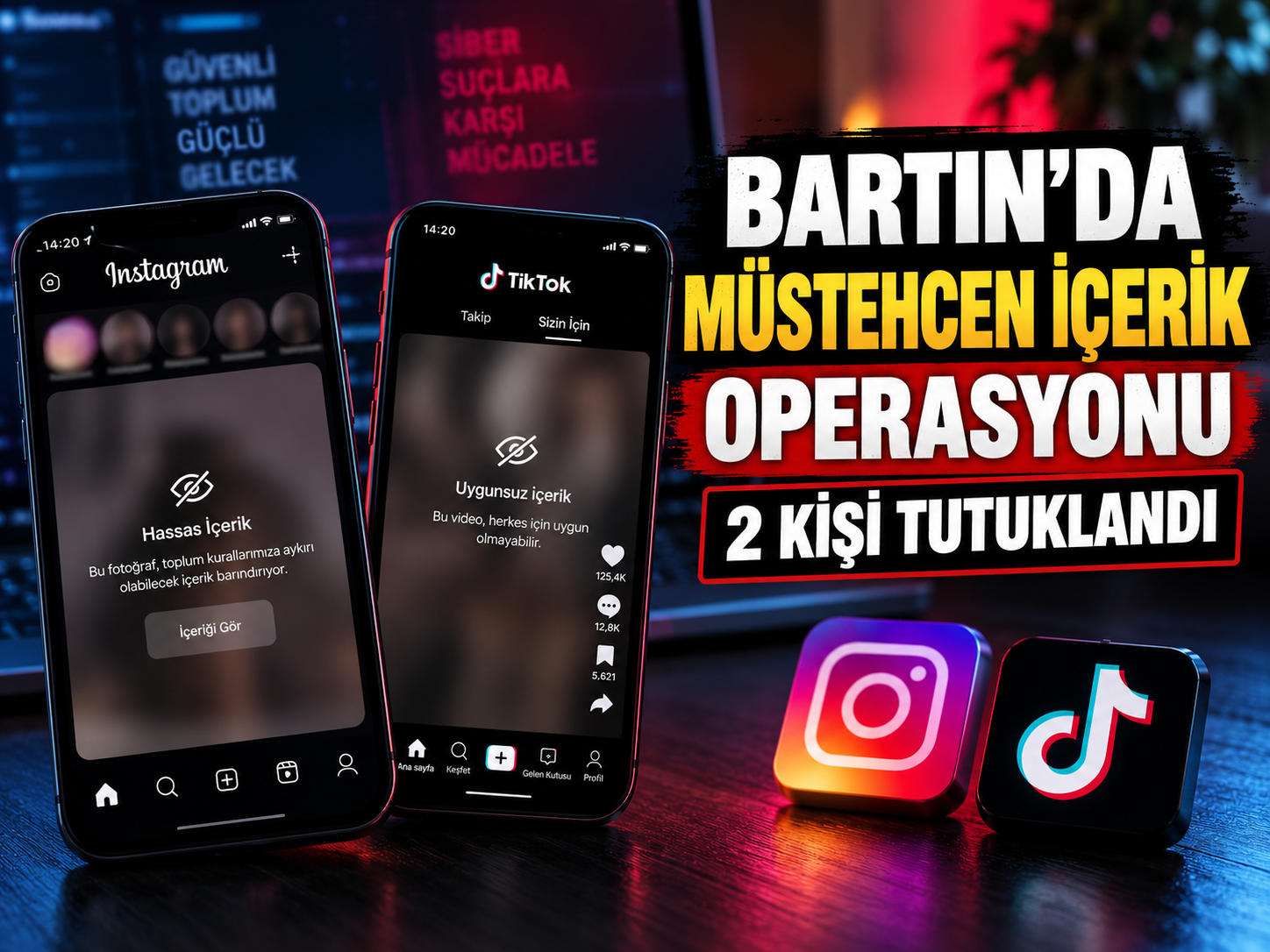 Bartın’da müstehcen i̇çerik operasyonu: 2 kişi tutuklandı