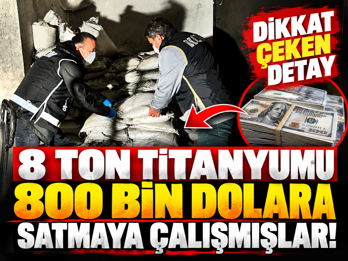 Bartın’da 8 ton titanyumu 800 bin dolara satmaya çalışmışlar